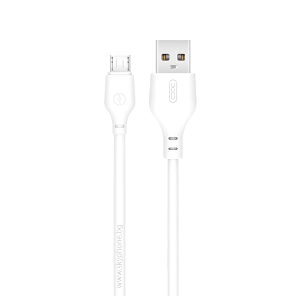 Καλώδιο Φόρτισης Άσπρο Micro Usb 2 Μέτρα