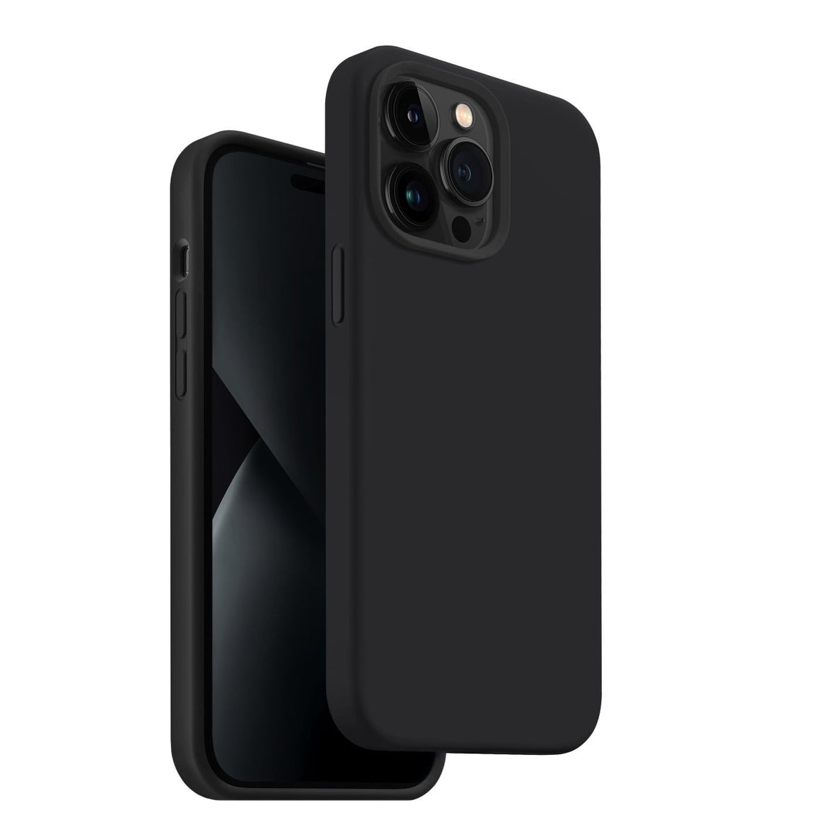 Premium Θήκη Σιλικόνης Για Iphone - Μαύρη (Matte Black)
