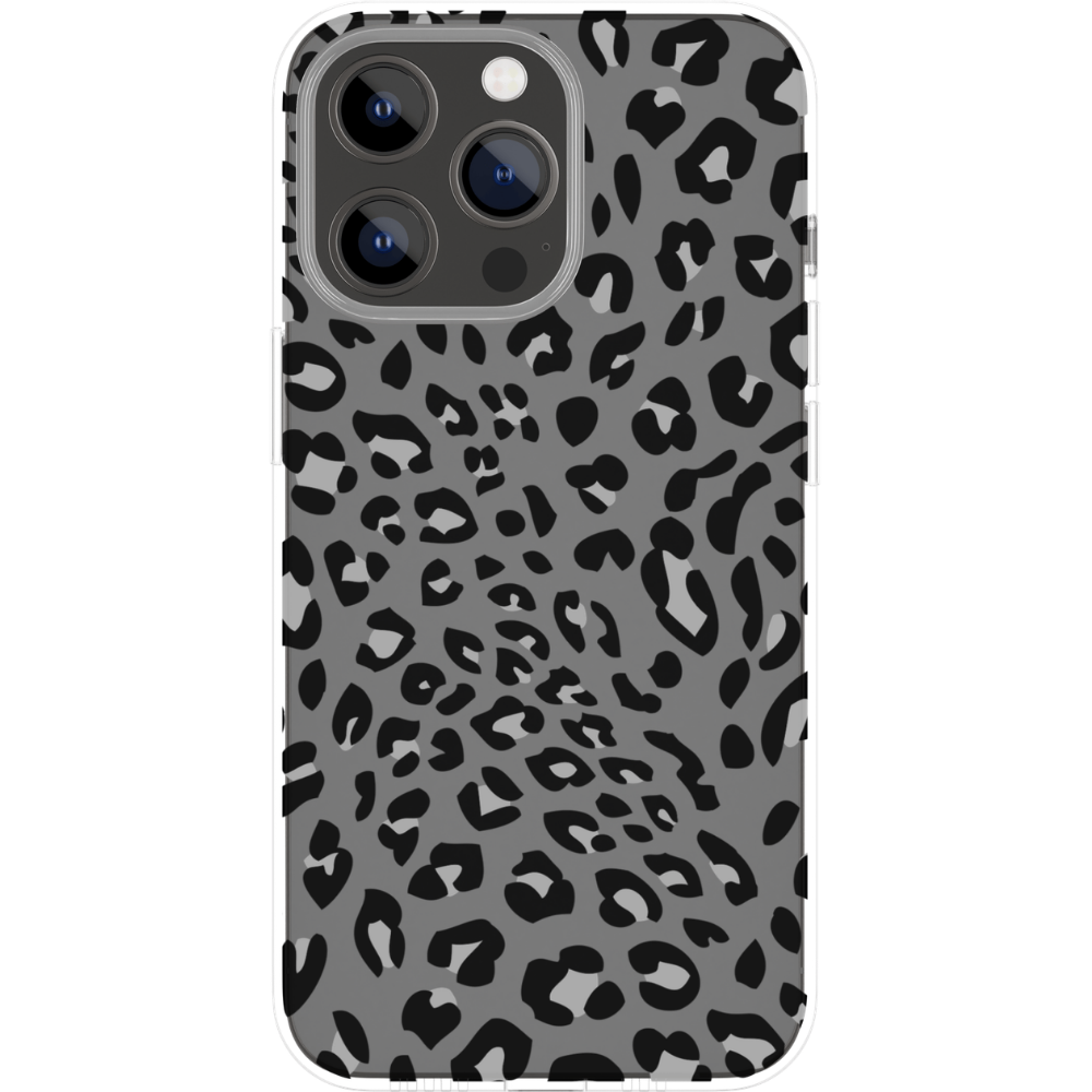 Θήκη Animal Print Collection Leopard Gray