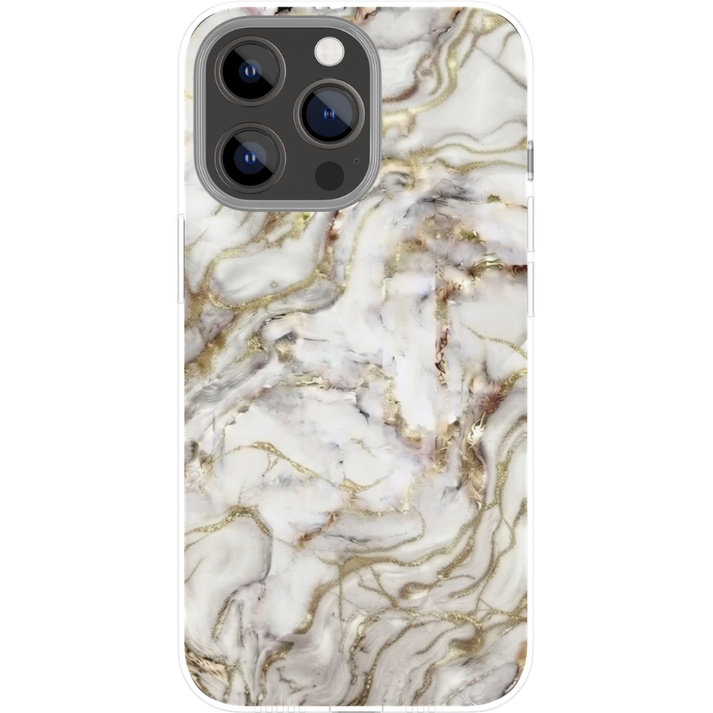 Θήκη Marbles Collection Λευκό