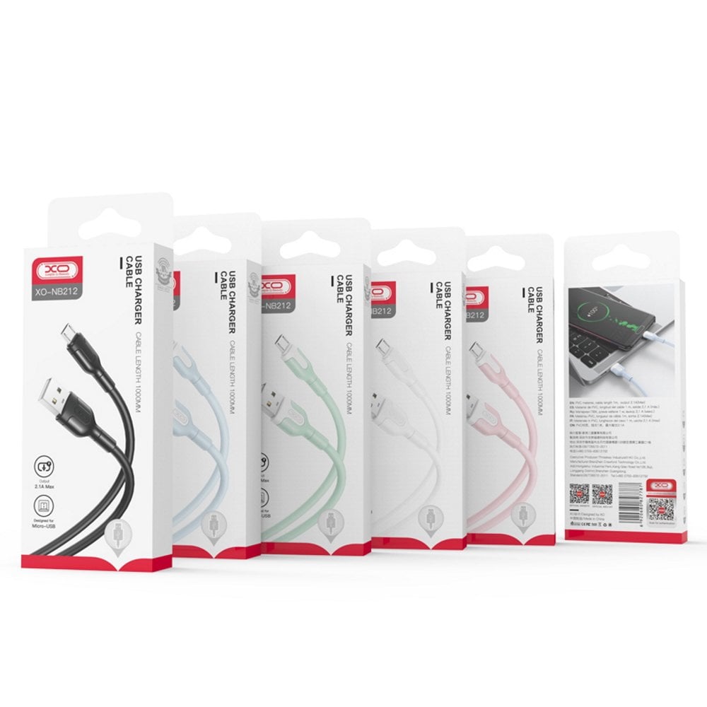 Καλώδιο Φόρτισης Μαύρο Micro Usb 1 Μέτρο