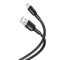 Καλώδιο Φόρτισης Μαύρο Micro Usb 1 Μέτρο