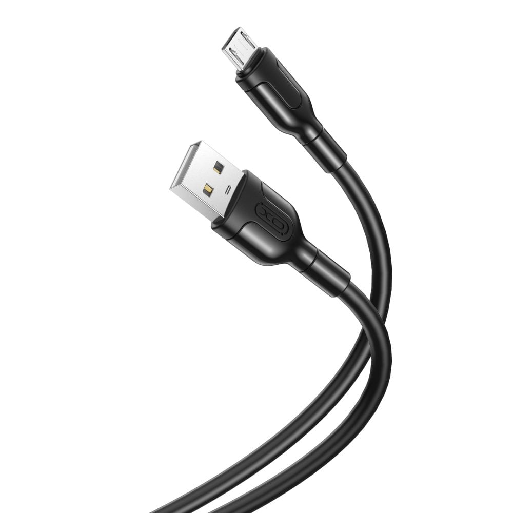 Καλώδιο Φόρτισης Μαύρο Micro Usb 1 Μέτρο